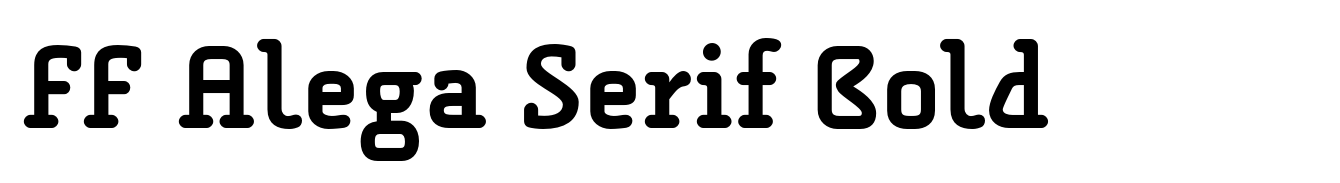 FF Alega Serif Bold